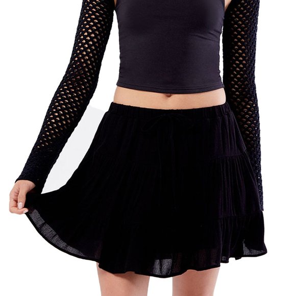 Pacsun Women's Black Mini Skirt XS - Picture 2 of 5